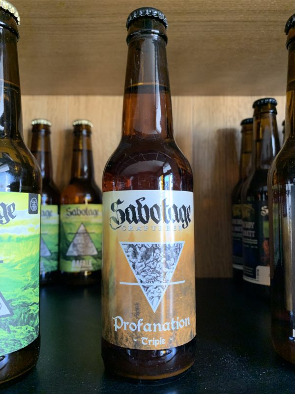 Bière La Profanation, brasserie Sabotage